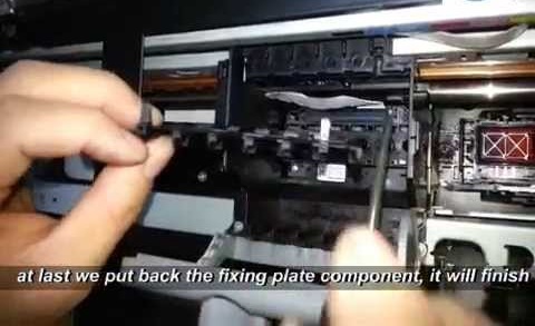 Instruction How to Deep Cleaning a printhead