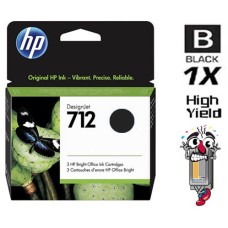 Genuine Hewlett Packard HP712 Black Standard Inkjet Cartridge