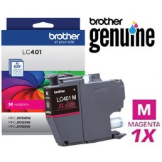 Genuine Brother LC401M Magenta Inkjet Cartridge