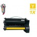 Lexmark 15G032Y High Yield Yellow Laser Toner Cartridge Premium Compatible