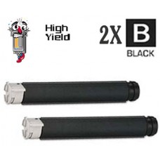 2 PACK Okidata 52109001 Type 5 Black combo Laser Toner Cartridge