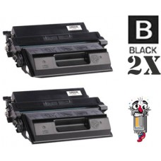 2 PACK Okidata 52113701 Black combo Laser Toner Cartridge Premium Compatible