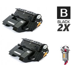 2 PACK Okidata 52123601 Black combo Laser Toner Cartridge Premium Compatible
