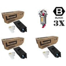 3 PACK Genuine Copystar TK3102 Black combo Laser Toner Cartridges