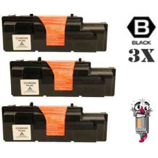 3 PACK Kyocera Mita TK342 Black combo Laser Toner Cartridge Premium Compatible