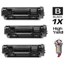 3 PACK Hewlett Packard W1340X HP134X High Yield combo Laser Toner Cartridges Premium Compatible