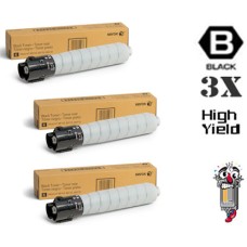 3 PACK Genuine Xerox AltaLink 006R01771 Extra Black High Yield Laser Toner Cartridges