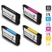4 PACK Epson T702XL DURABrite High Yield combo Ink Cartridges Remanufactured