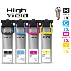 4 PACK Epson T902XL High Yield combo Ink Cartridges Remanufactured
