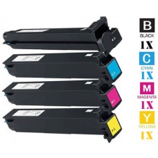 4 PACK Konica Minolta TN213 combo Laser Toner Cartridges Premium Compatible