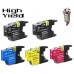 5 PACK Brother LC75 High Yield combo Ink Cartridges Remanufactured