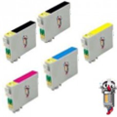 5 PACK Epson T125 combo Ink Cartridges Remanufactured