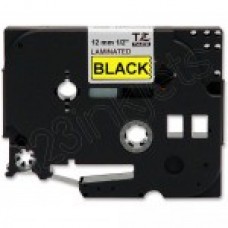 Brother TZe631 Black on Yellow Tape (1/2