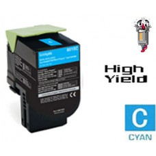Genuine Lexmark C241XC0 Extra High Yield Cyan Toner