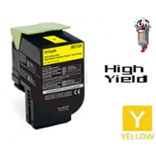 Genuine Lexmark C241XY0 Extra High Yield Yellow Toner