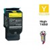 Lexmark C544X2Y Extra High Yield Yellow Laser Toner Cartridge Premium Compatible