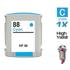 Hewlett Packard C9391AN HP88XL High Yield Cyan High Yield Inkjet Cartridge Remanufactured