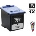 Hewlett Packard HP701 CC635A Black Pigment Inkjet Cartridge Premium Compatible