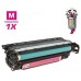 Hewlett Packard CE403A HP507A Magenta Laser Toner Cartridge Premium Compatible