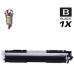 Hewlett Packard CF350A HP130A Black Laser Toner Cartridge Premium Compatible