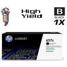 Genuine Hewlett Packard HP657X CF470X Black High Yield Laser Toner Cartridge