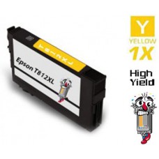 Epson T812XL420 High Yield Yellow Ink Cartridge Remanufactured