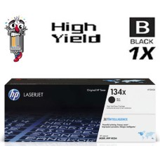 Genuine Hewlett Packard HP134X Black High Yield Toner Cartridge