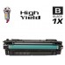 Genuine Hewlett Packard HP657X CF470X High Yield Black Laser Toner Cartridge