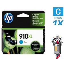 Genuine Hewlett Packard HP910XL High Yield Cyan Inkjet Cartridge