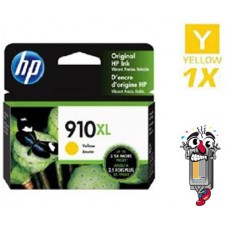 Genuine Hewlett Packard HP910XL High Yield Yellow Inkjet Cartridge
