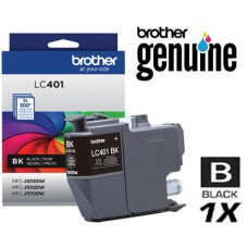 Genuine Brother LC401BK Black Inkjet Cartridge