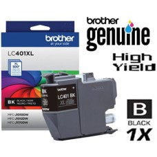 Genuine Brother LC401XLBK Black Inkjet Cartridge