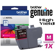 Genuine Brother LC401XLM Magenta Inkjet Cartridge