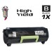 Lexmark 50F1X00 High Yield Black Toner Cartridge Premium Compatible
