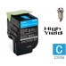 Lexmark 70C1HC0 High Yield Cyan Laser Toner Cartridge Premium Compatible