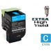 Lexmark 70C1XC0 Extra High Yield Cyan Laser Toner Cartridge Premium Compatible