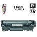 Hewlett Packard Q2612X HP12X High Yield Black Laser Toner Cartridge Premium Compatible