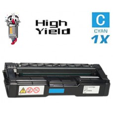Ricoh 406476 High Yield Cyan Laser Toner Cartridge Premium Compatible