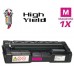 Ricoh 406477 High Yield Magenta Laser Toner Cartridge Premium Compatible