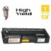Ricoh 406478 High Yield Yellow Laser Toner Cartridge Premium Compatible