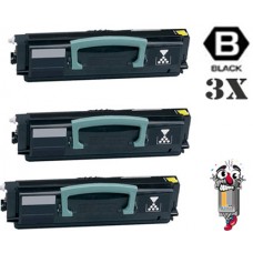 3 PACK Lexmark X203A11G Black combo Laser Toner Cartridge Premium Compatible