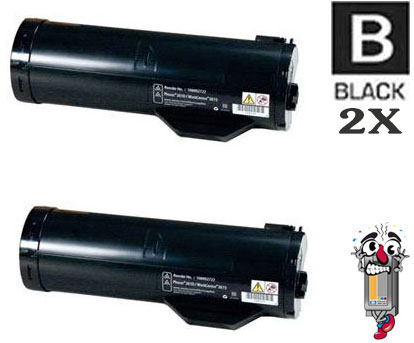 2 Pack Xerox 106R02720 Laser Toner Cartridges