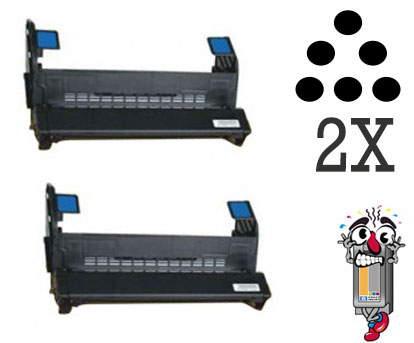 2 Pack Okidata 45456305 Laser Imaging Drum Unit