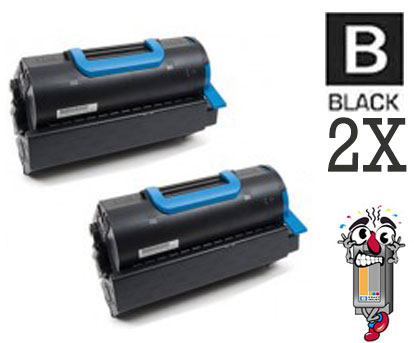 2 Pack Okidata 45460508 Black Laser Toner Cartridge