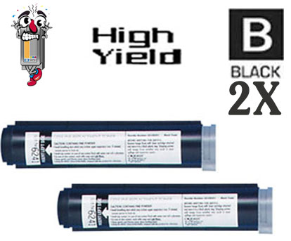 2 Pack Okidata 52106201 Black Laser Toner Cartridge