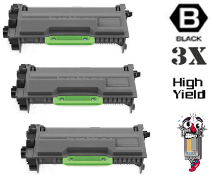 3 Pack Brother TN890 Super High Yield Laser Toner Cartridges