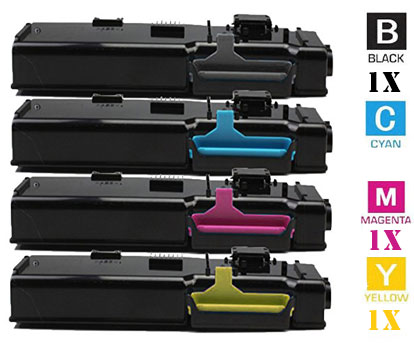 4 Pack Xerox 106R0222 / 106R222 High Capacity Black Laser Toner Cartridge