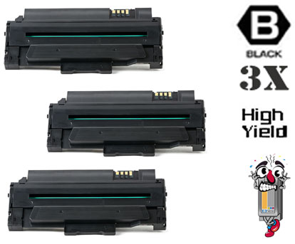 3 Pack Dell 330-9523 (7H53W) High Yield Black Laser Toner Cartridge
