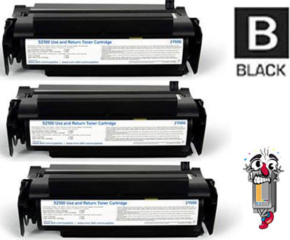 3 Pack Dell R0887 (310-3547) Laser Toner Cartridges