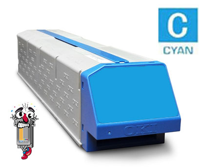 Genuine Original Okidata 45536423 Cyan Toner Cartridge